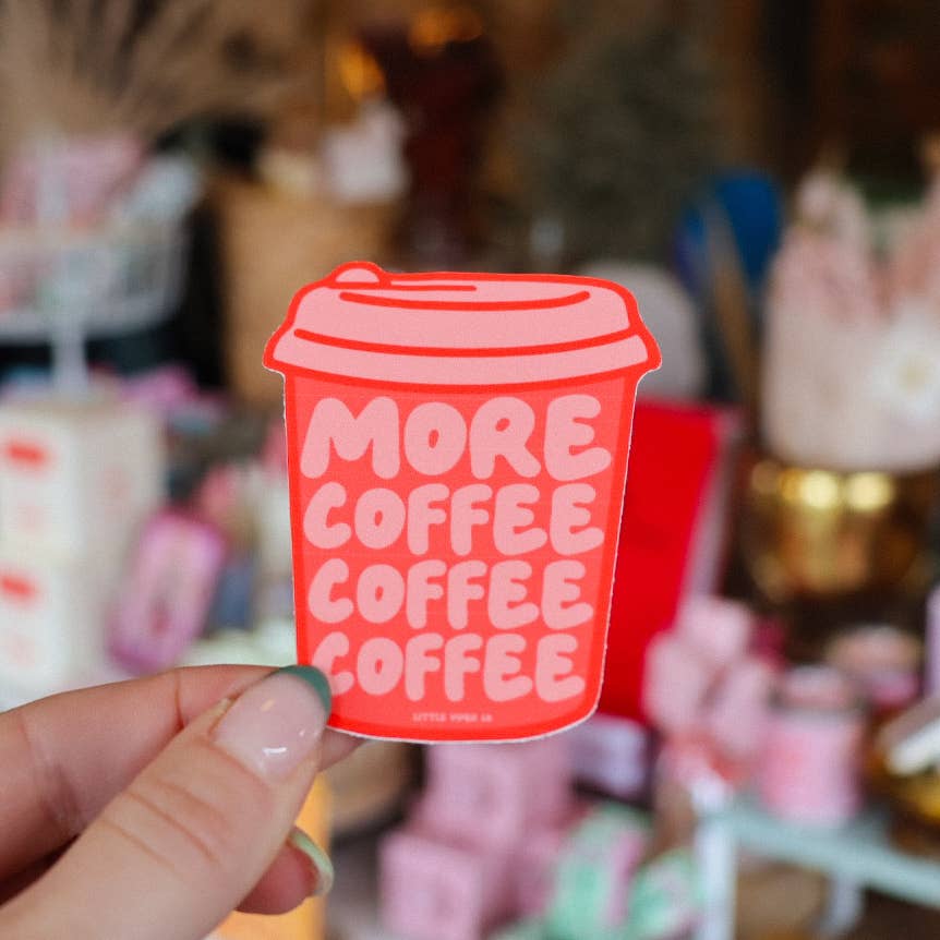 Little Viper Co - Vente Autocollant - Plus Autocollant café0