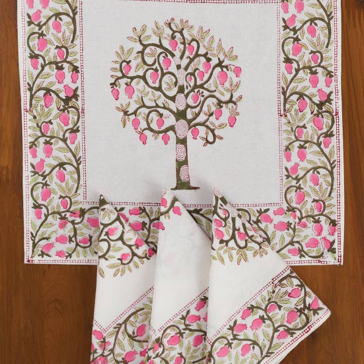 Sevya Handmade - Wholesale Dinner & Cloth Napkin - Blooming Tree Napkin Set