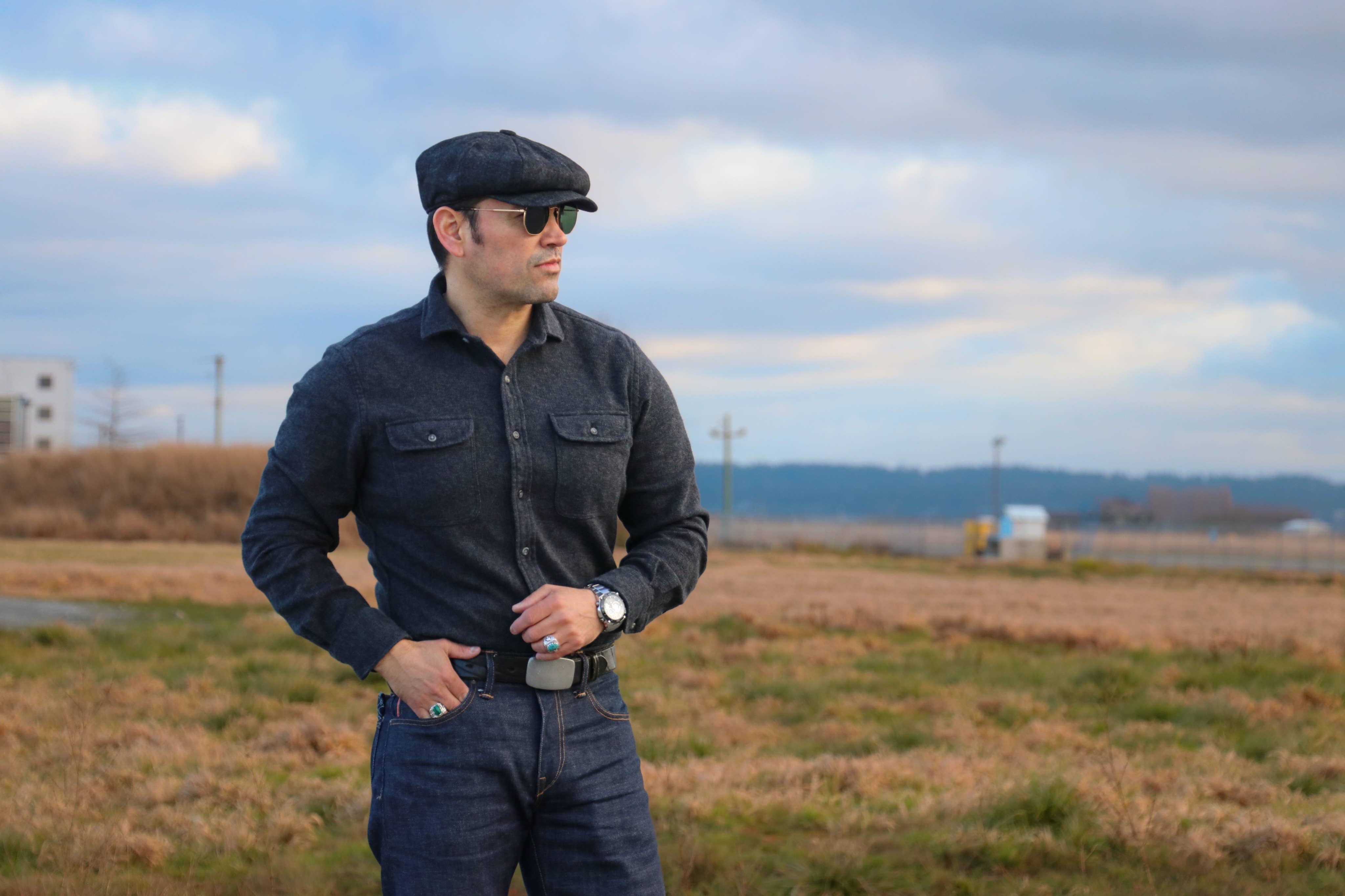 American Hat Makers - Wholesale Newsboy/Schoolboy Hat - Unisex - Wool Polyester 8 Panel Newsboy Cap- Style Argo18