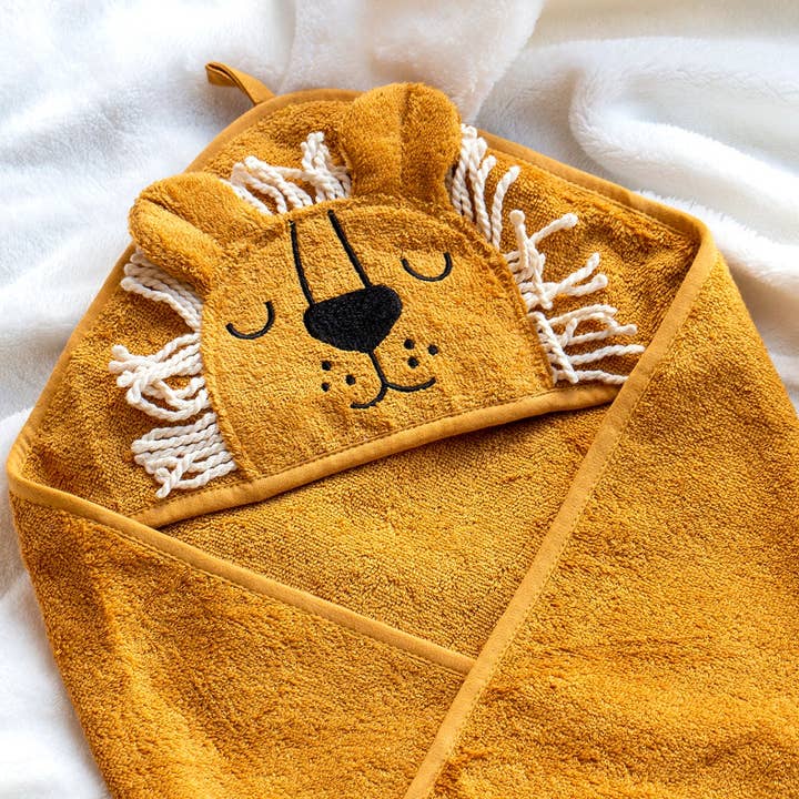 Studio Hop - Wholesale Hooded Towel - Kids & Baby - Baby Lion Hooded Cotton Towel1