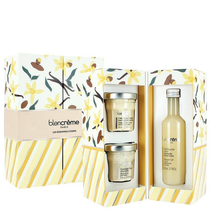 Blancreme Delice Essential Body Trio - Vanilla & Tonka for wholesale by Blancrème Paris