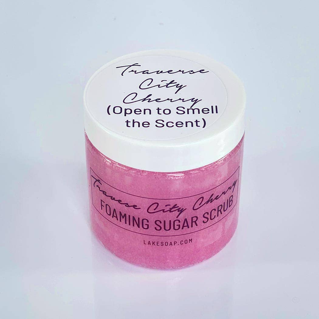 Lake Soap Company - Wholesale Body Scrub/Exfoliant - Traverse City Cherry Sugar Scrub4