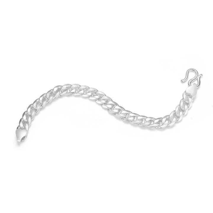 Bracelet à maillons en argent fin unisexe II pour la vente par EBNIX Fine Jewelry
