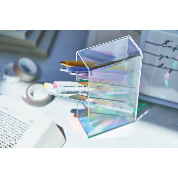 HITOTOKI by KING JIM - Wholesale Desk Organizer - Lumillia Acrylic Desk Organizer10