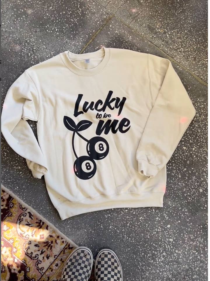 Lucky To Be Me Unisex Crewneck Sweatshirt for wholesale by SHOP GASCO