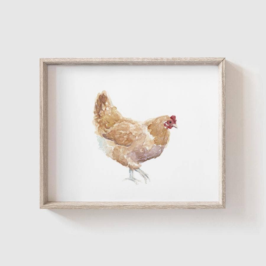 Tabitha Paige - Wholesale Gallery Wall Set - Chickens Art Print Set3