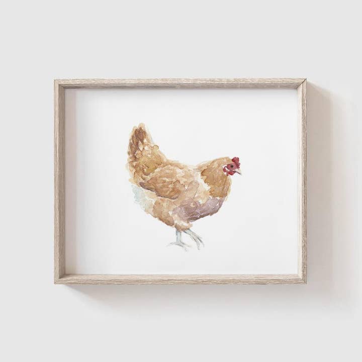 Tabitha Paige - Wholesale Gallery Wall Set - Chickens Art Print Set3
