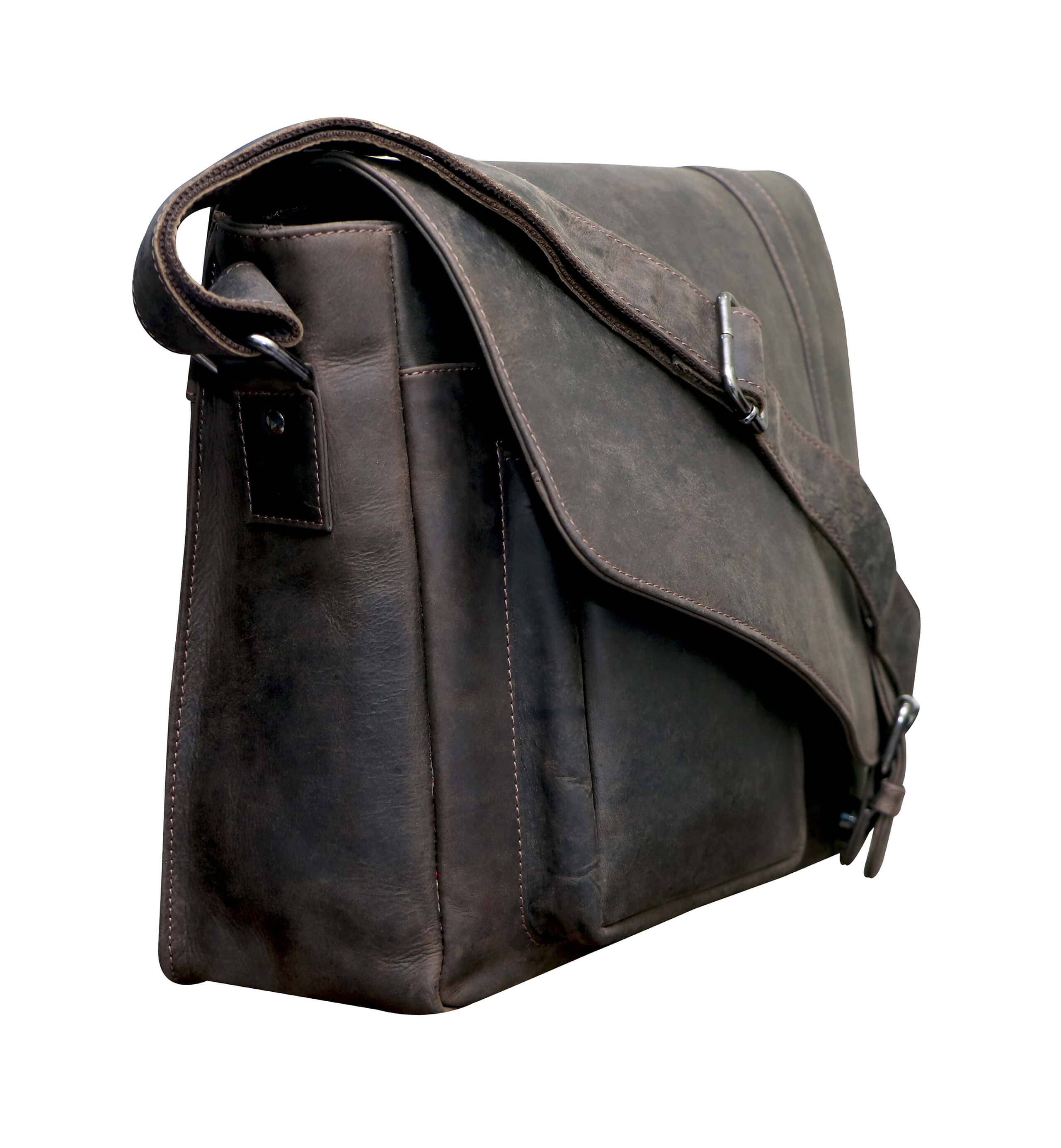 Greenwood – wholesale Kurirväska – Unisex – Greenwood Dexter läderväska för män och kvinnor, passar 14-tums laptop23