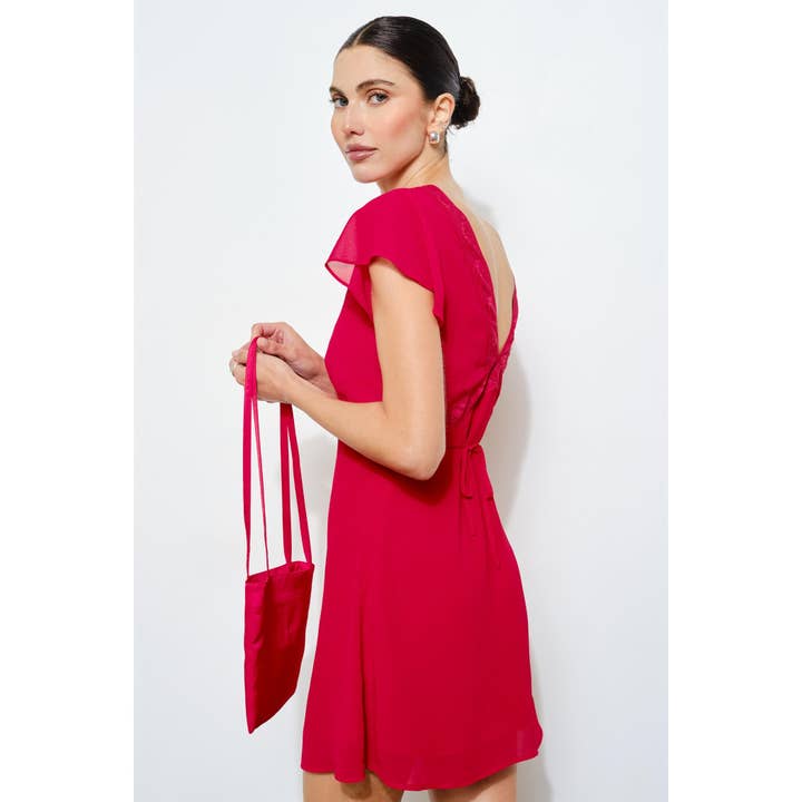 Leda Satin-Finish Tote Bag for wholesale by Loucia