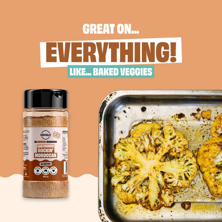 Mingle Seasoning - Wholesale Gedroogde kruidenmix - MAROKKAANSE (FODMAP-VRIENDELIJKE) GROTE KRUIDENFLES4