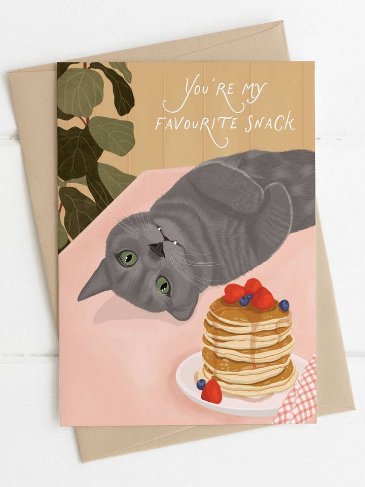 Tu es mon en-cas préféré | Carte de la Saint-Valentin pour la vente par Illustrations Its Funny Howww Inc