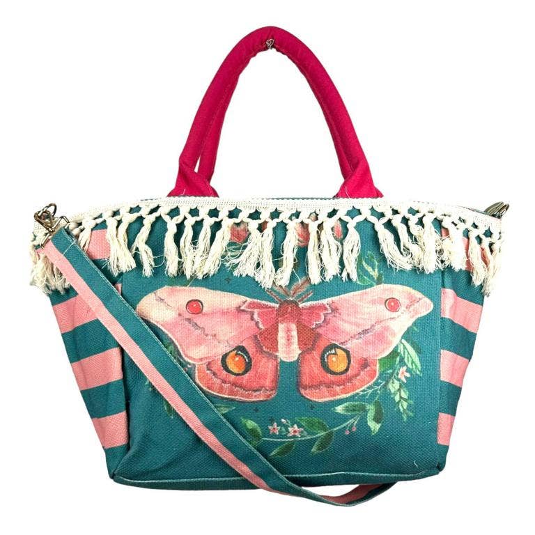 Chenson & Gorett - Wholesale Tote Bag - Women's - Large Canvas Shopper Bag with Beautiful Designs B2B LT111759