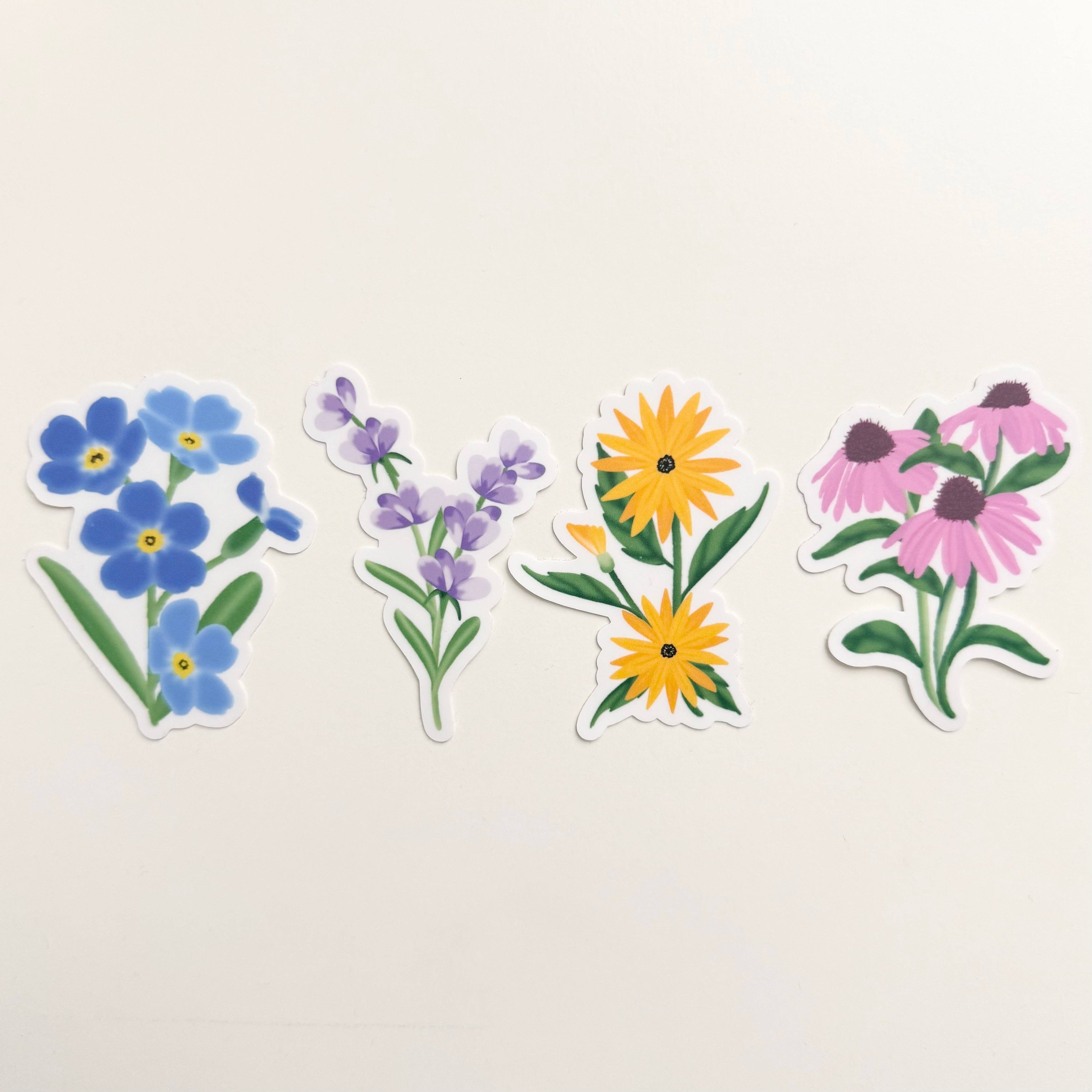 AMW the studio - Wholesale Sticker - Prairie Blossom Vinyl Stickers2