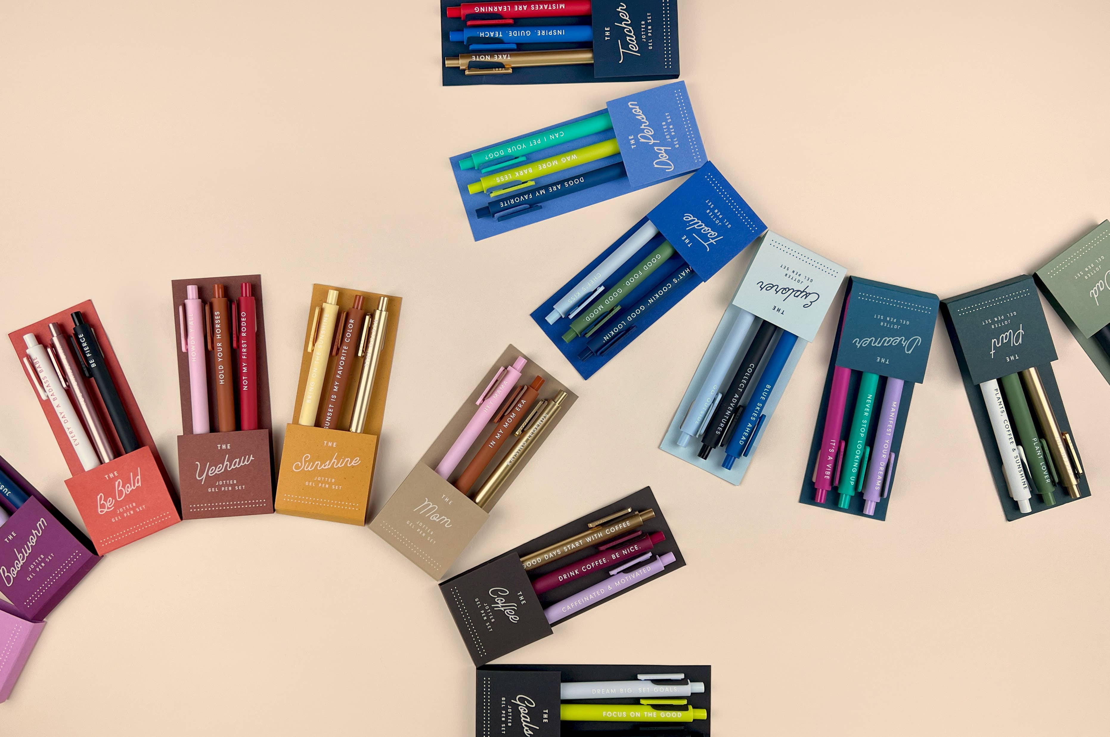 Ruff House Print Shop - Vente Stylos - Ensemble de 3 stylos gel Plant Jotter2