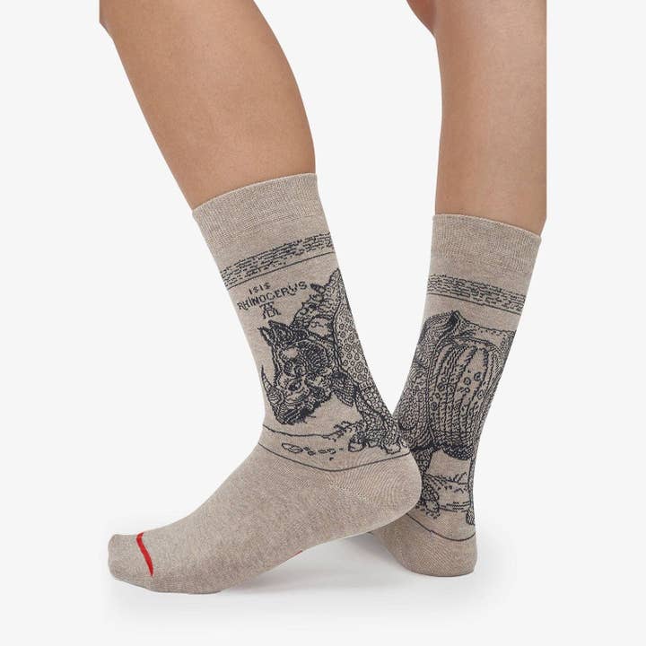 MuseARTa GmbH - Wholesale Sokken - Uniseks - Albrecht Dürer - Neushoorn