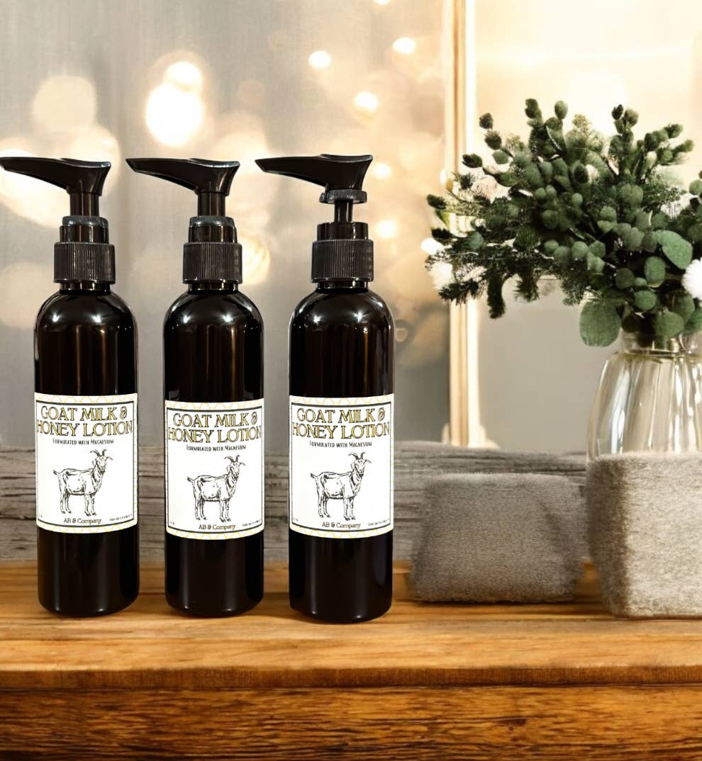 AB And Company - Wholesale Hand Cream/Lotion - Goat Milk + Honey Lotion With Magnesium0
