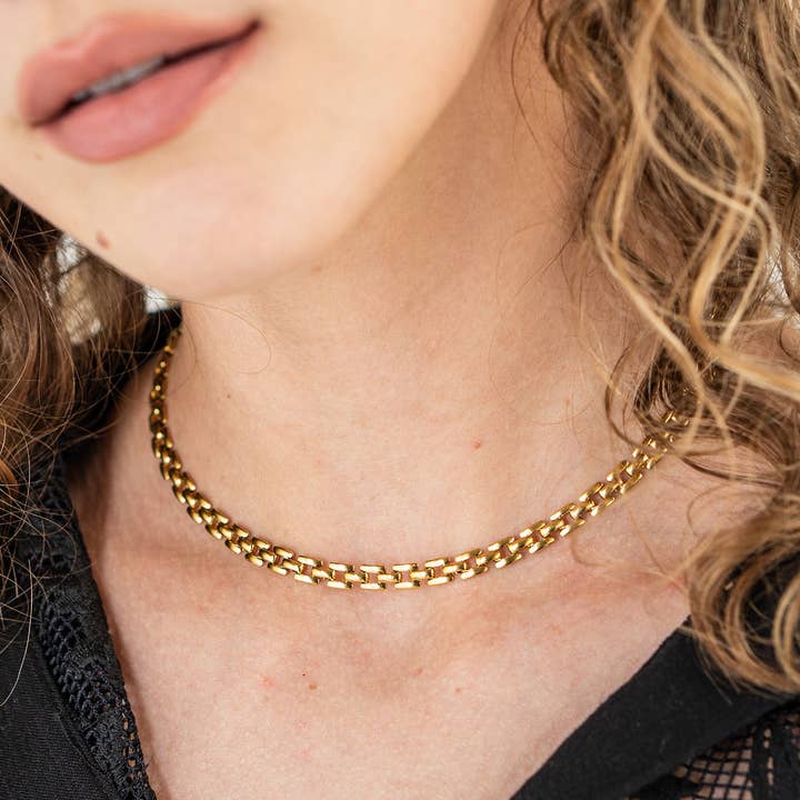 Brenda Grands Jewelry - Wholesale Link & Chain Necklace - Squared Chain Necklace