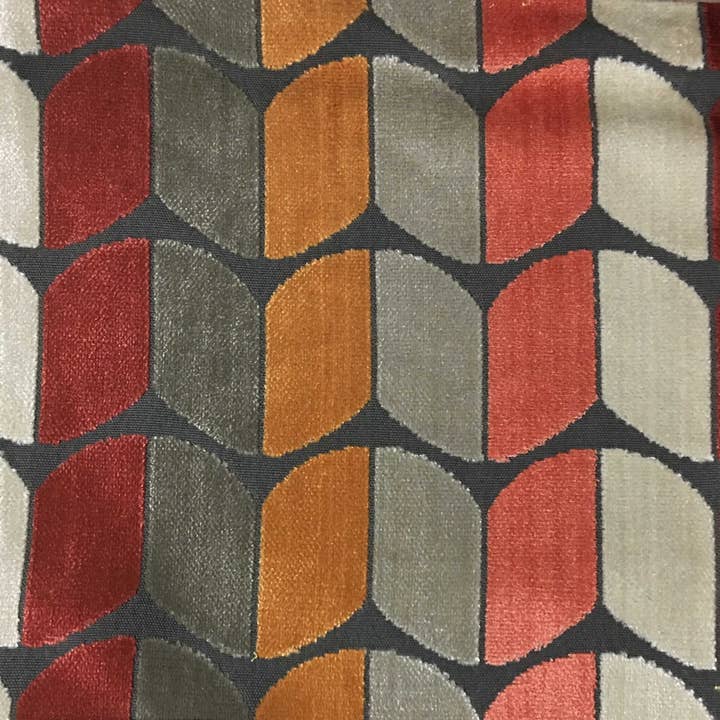 Top Fabric - Wholesale Fabric - Copenhagen - Holland, Arrow Cut Velvet Fabric Upholstery Fabric by the Yard - Available in 13 Colors6