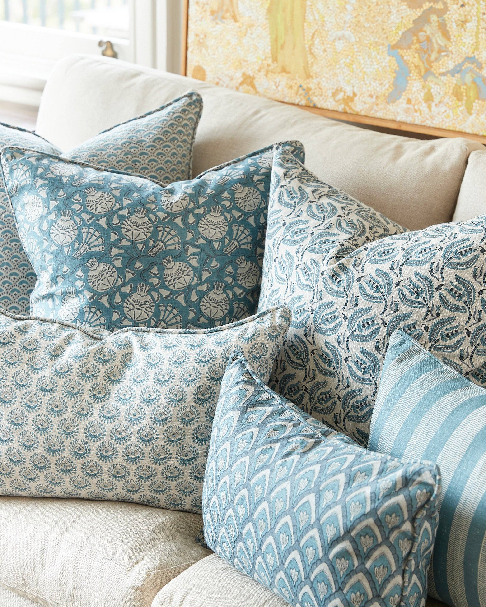 Walter G - Wholesale Throw pillow cover - Haveli Mineral Pillowcase2