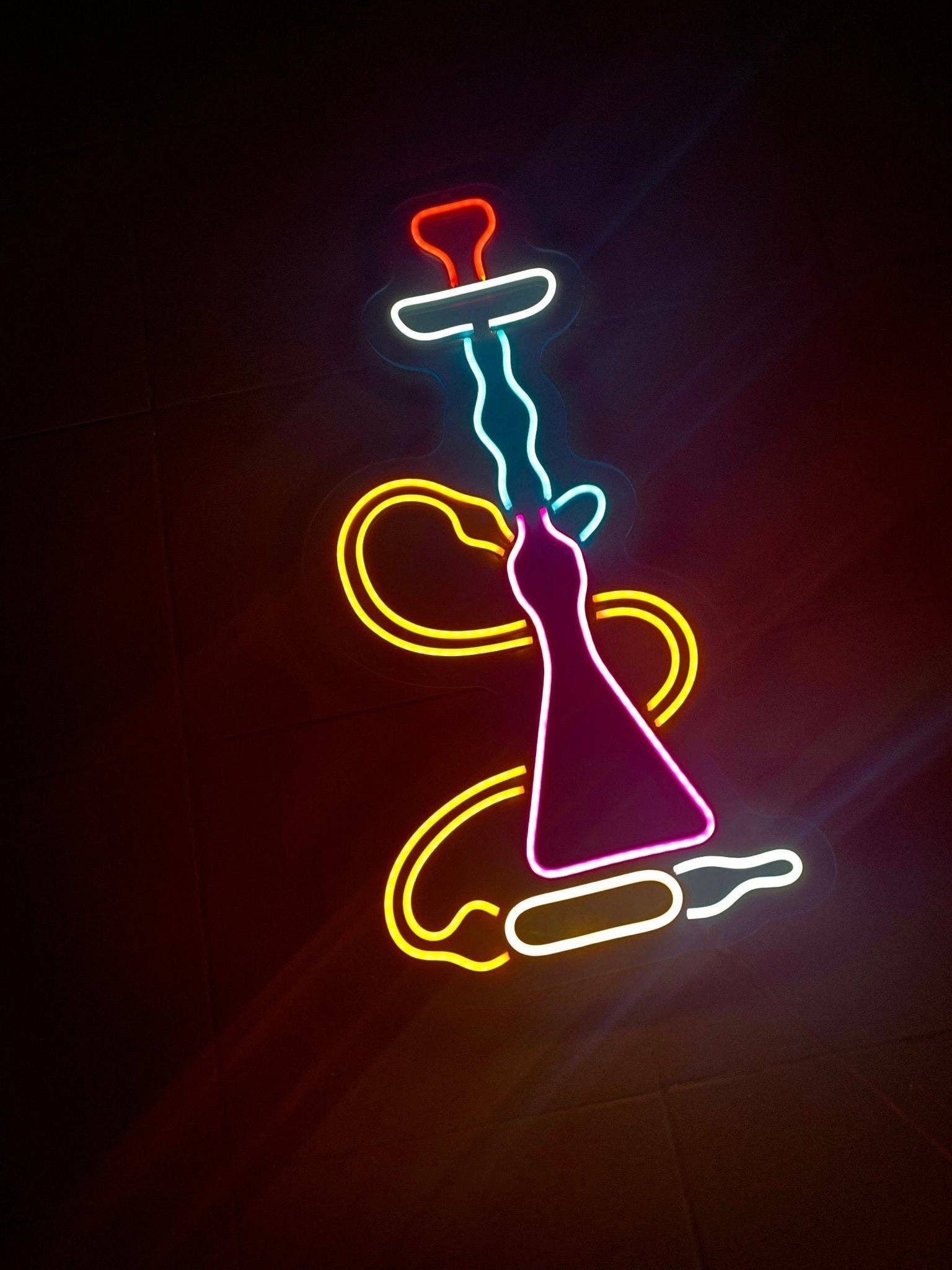 CityNeon - Wholesale Neon Sign - LED Hookah Neon Light - Hookah Set Bar Sign for Cafe3
