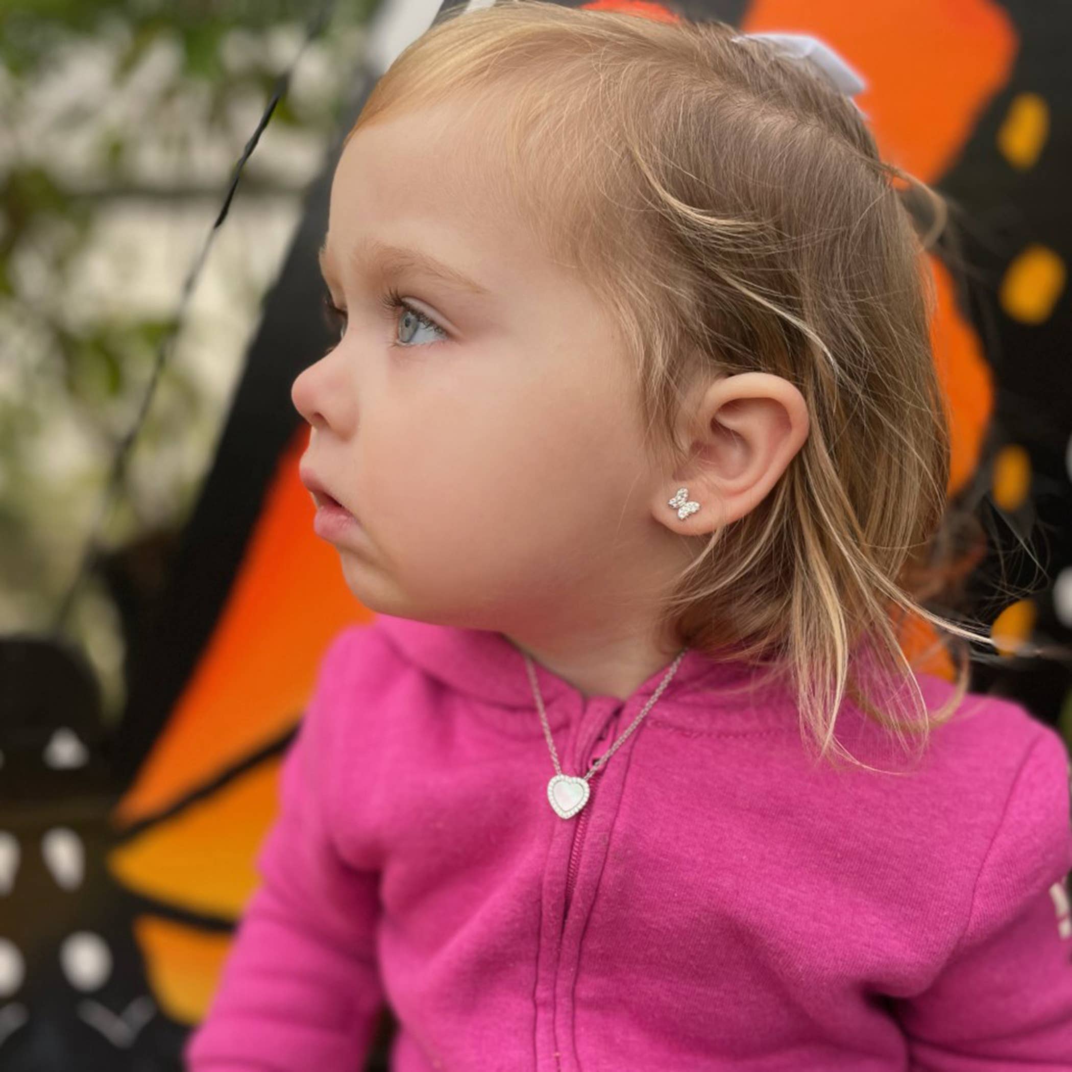 Cherished Moments - Wholesale Kids Necklace - Kids - Girls Sterling Silver Mother of Pearl Heart Valentine Gift4