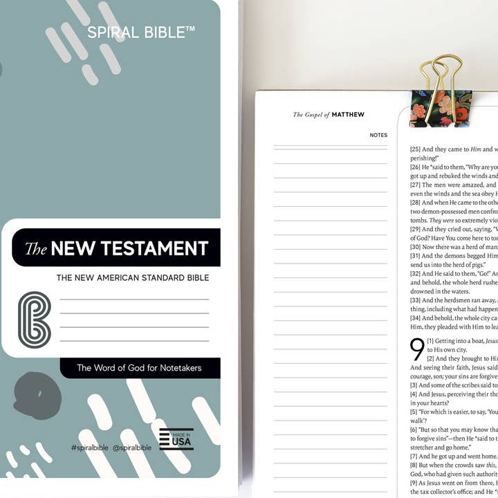 Spiral Bible - Wholesale Book - Adult - Spiral Bibleâ„¢ - NASB - New Testament - Flake