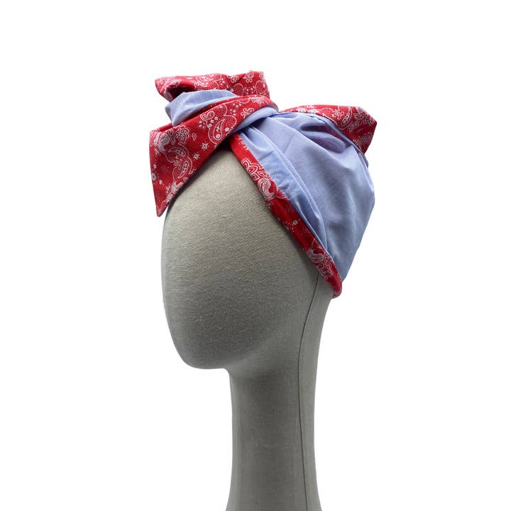 L'ughetta - Wholesale Fashion Headband - Women's - Amelia, mouldable turban headband, handmade in Italy1