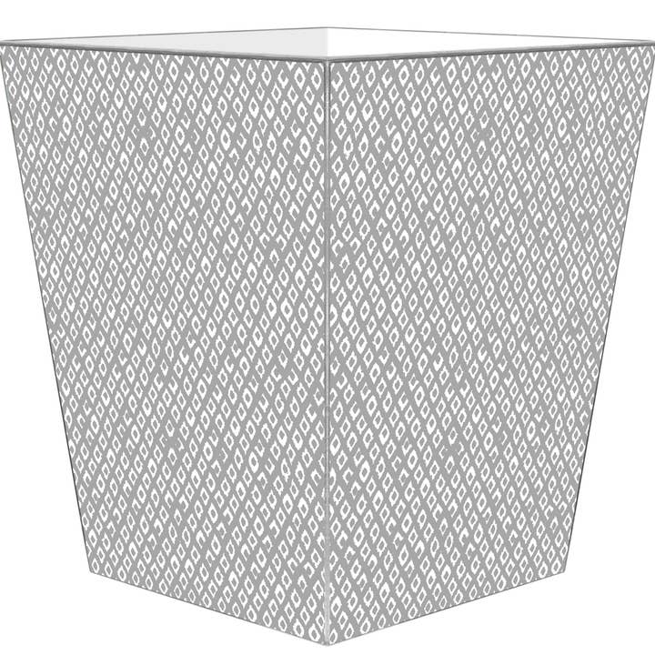 WB2844 - Berkely Silver Wastepaper Basket for wholesale by Marye-Kelley