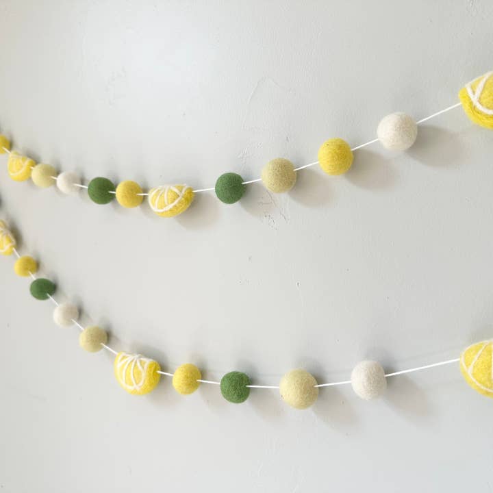 Wool Jamboree - Wholesale Bunting/Garland - Lemonade Garland6
