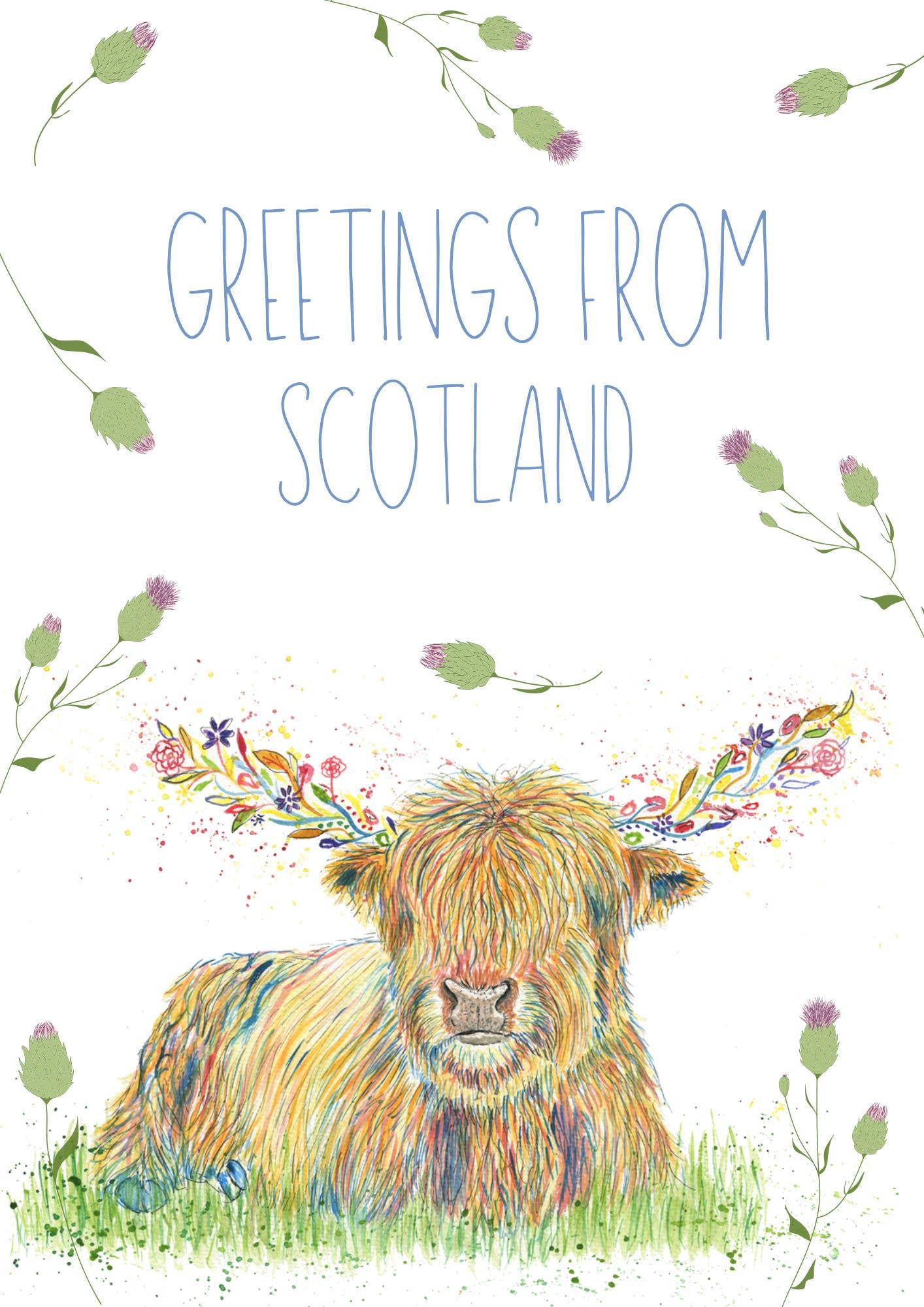 Jen Winnett Eco Artist - Wholesale Everyday Greeting Card - Personalised Town Cards | Free design service | 120 animals2