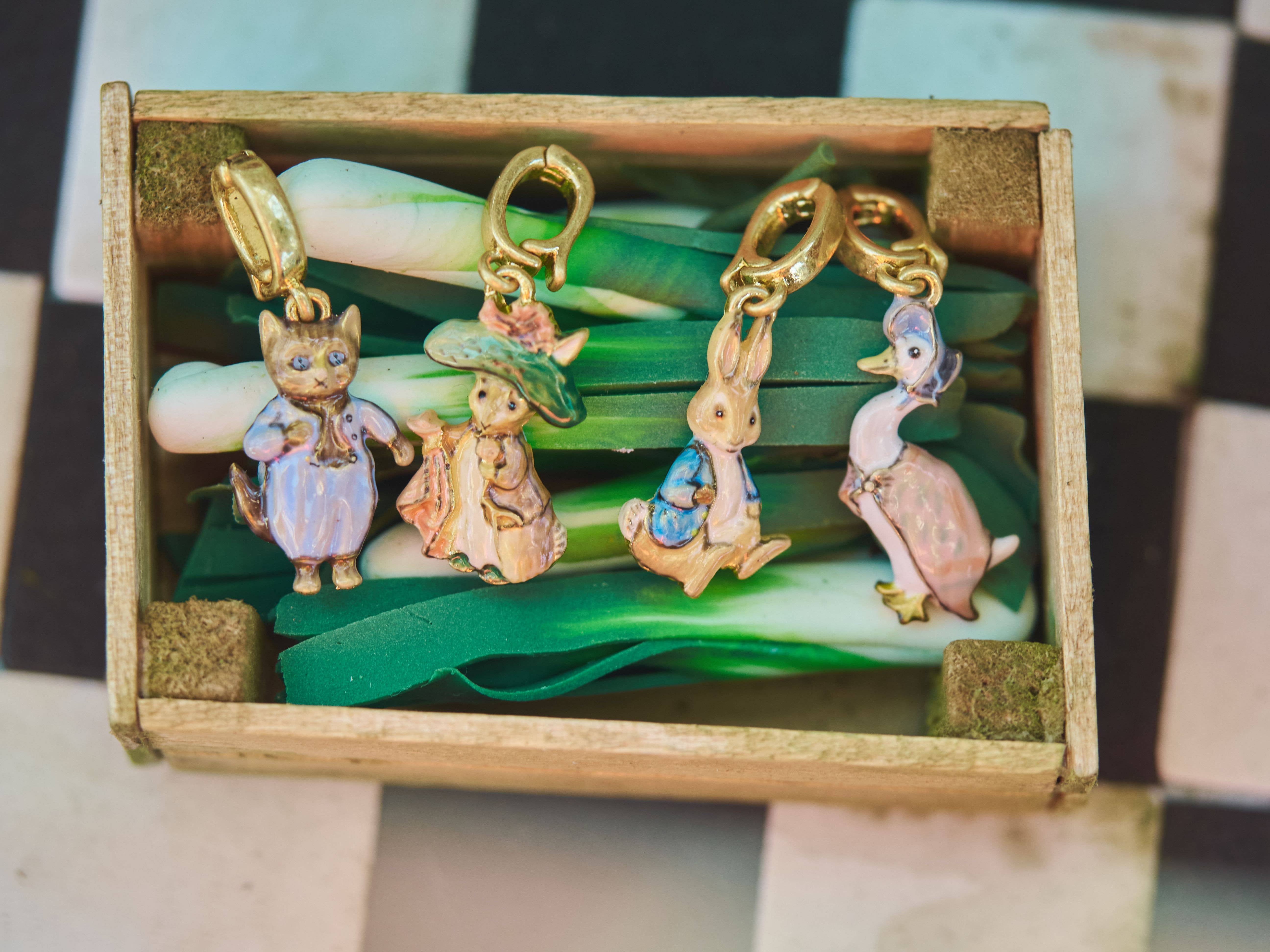 Fable England - Wholesale Individual Charm/Pendant - FABLE x Peter Rabbit Jemima Puddle-Duck Charm2