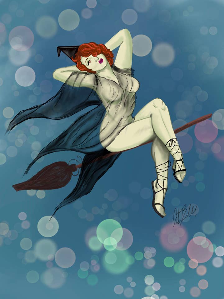 Sorcière pour la vente par Pincushion Pinups