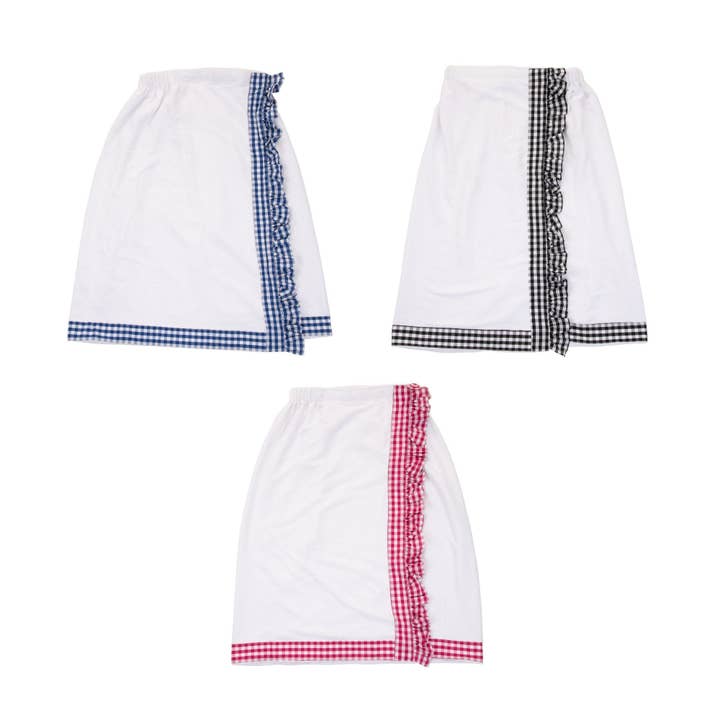 Mainstreet Collection - Wholesale Bath Towel - Gingham Bath Wrap