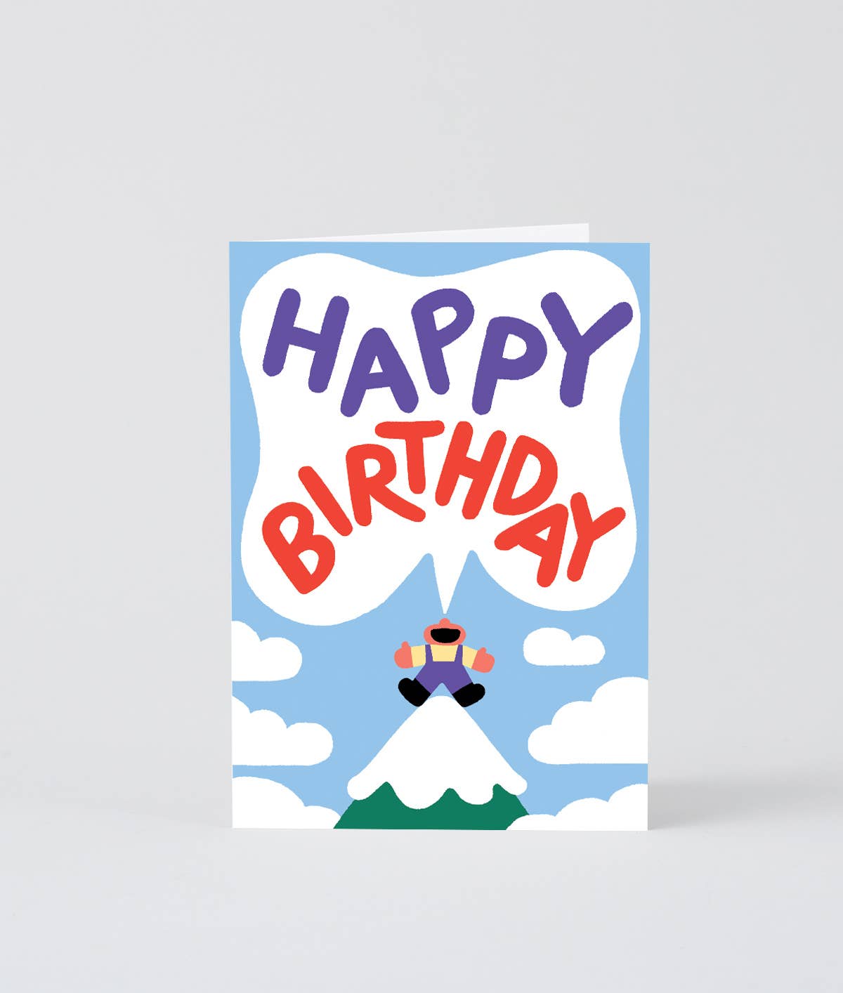Wrap (US duties paid) – wholesale Birthday card – Happy Birthday From A Mountain' Greetings Card1