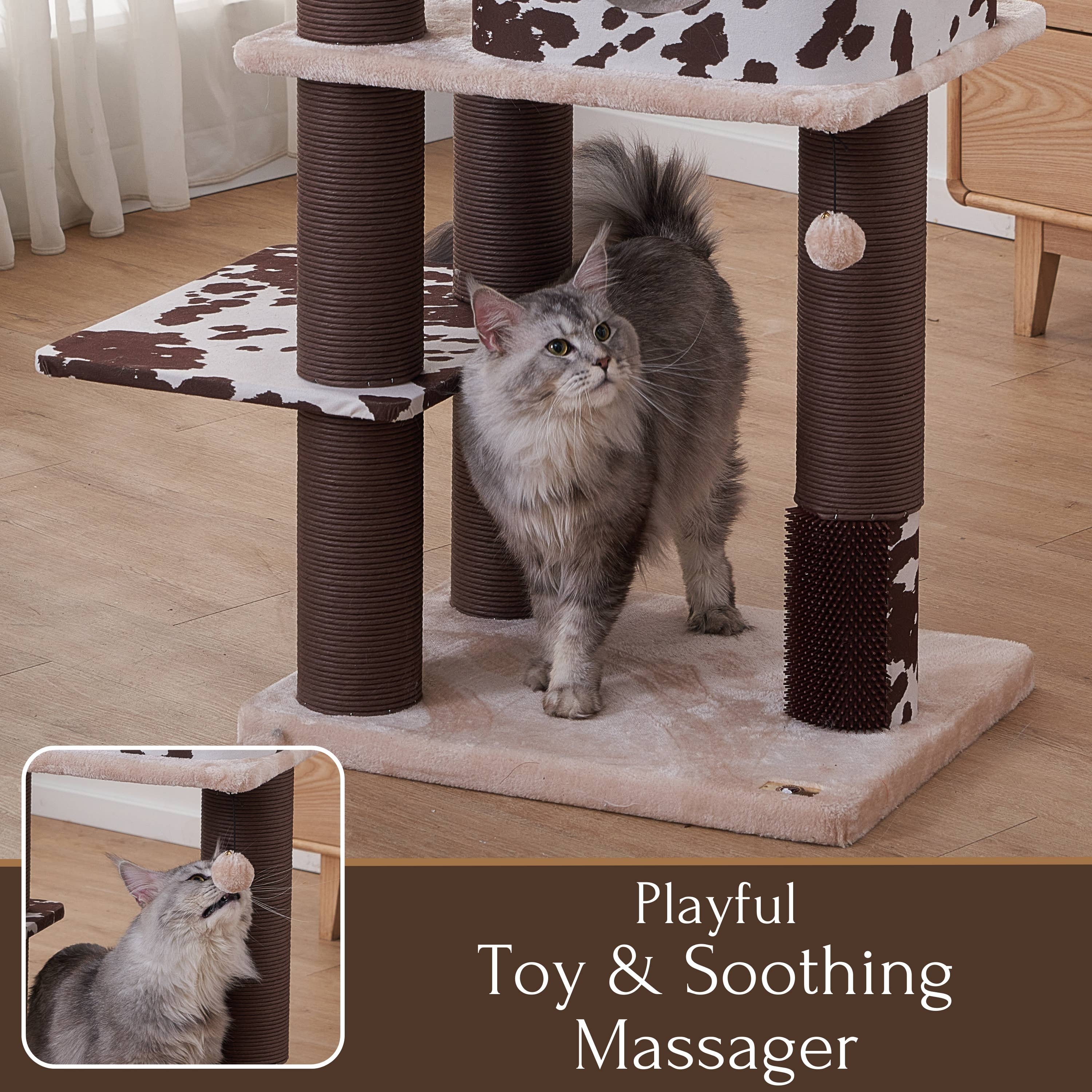 PetPals Group - Wholesale Pet Scratcher - Cat - PetPals 50” Grand Maine Coon™ Cat Tree – Cowboy8