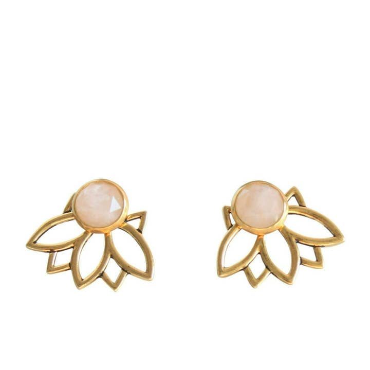 3-in-1 Lotus Ear Jackets for wholesale by Carolyn Hearn Designs