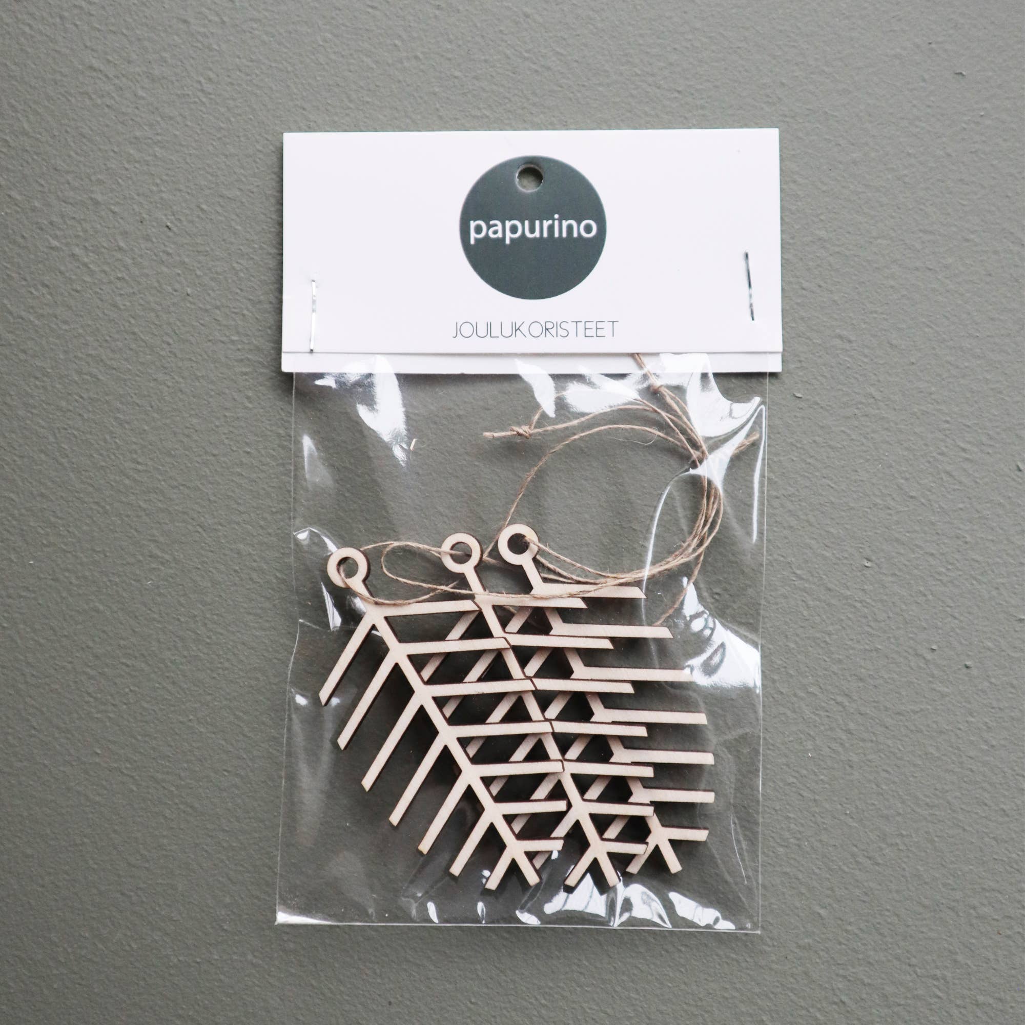 Papurino - Wholesale Ornament Set - Christmas Tree Decors, Pine Sprig 3 pcs0