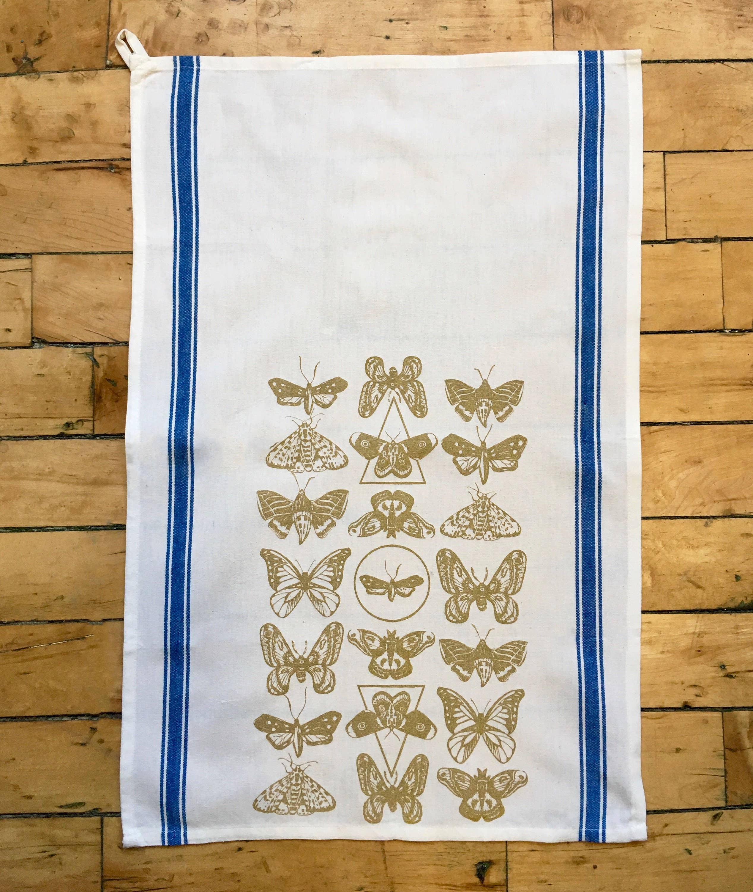 MBMB - Wholesale Tea Towel - Moth Pattern Towel1