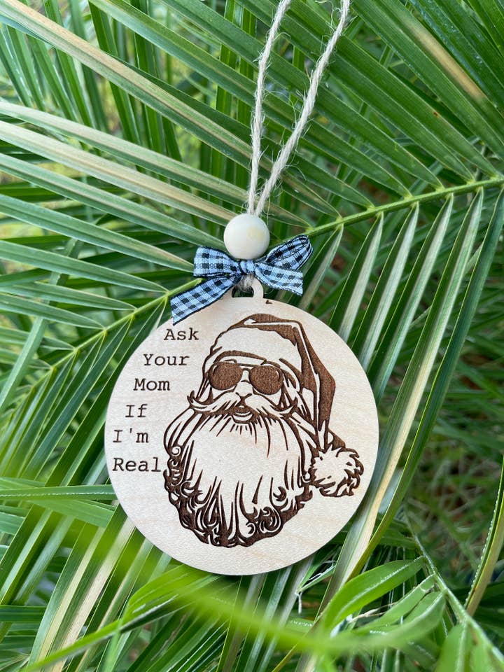 Funny Christmas Ornament | White Elephant Gift for wholesale by BUBBLEHEAD INK