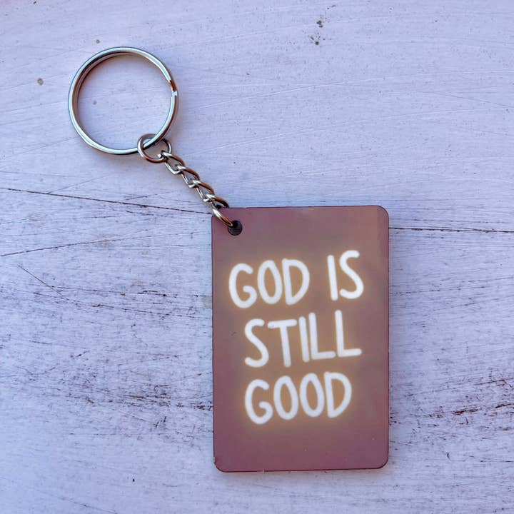 Llavero Dios es bueno para venta al por mayor de XO Wholesale