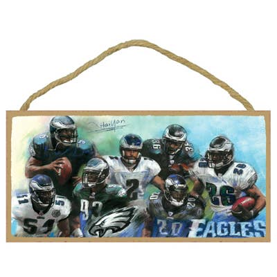 Montage des joueurs des Philadelphia Eagles (7) (avec tête d'aigle) pour la vente par SJT Enterprises, Inc.