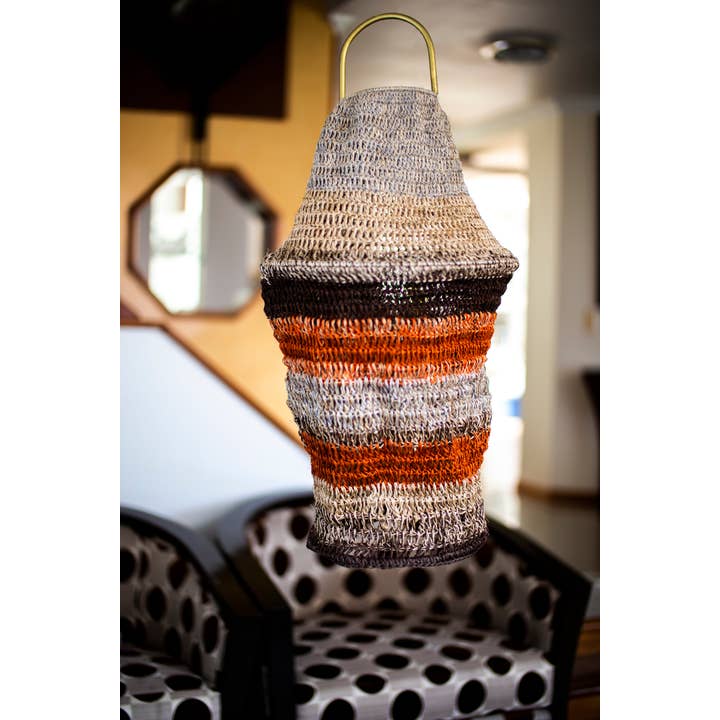 Casa Bonita - Wholesale Lamp Shade - Artisan Hand-Crocheted Vegan Fique Agave Light Shades3