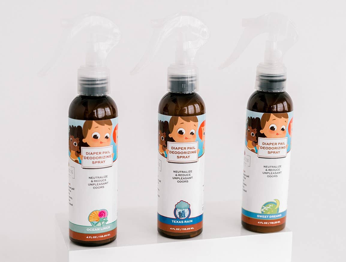 Punkin Butt - Wholesale Diaper Caddy - Baby - Diaper Pail Natural Deodorizing Spray 4 oz0