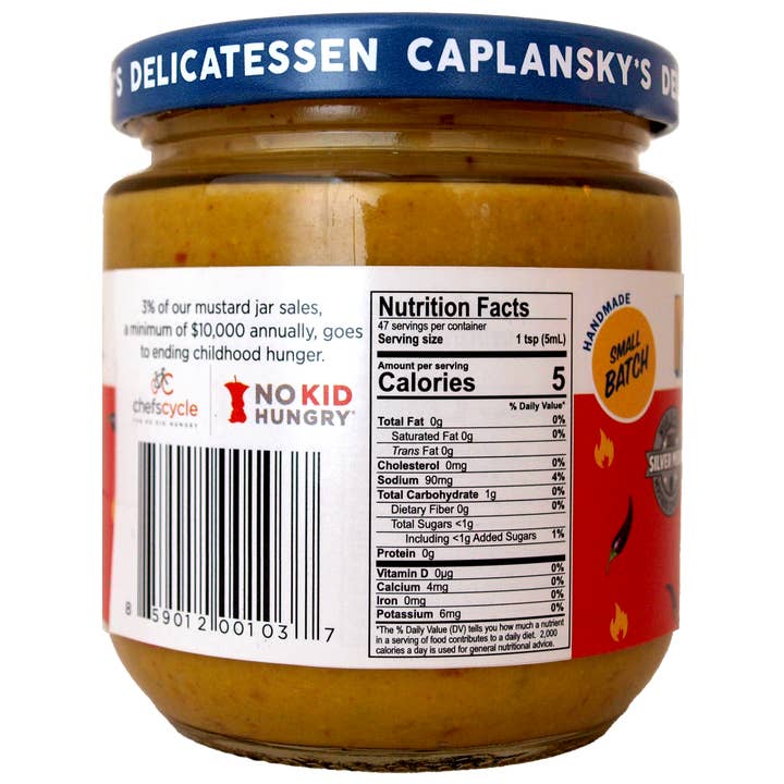 Caplansky's Deli Mustard - Wholesale Mustard - Caplansky's Deli Spicy Mustard 235 ml - 8 oz. jar