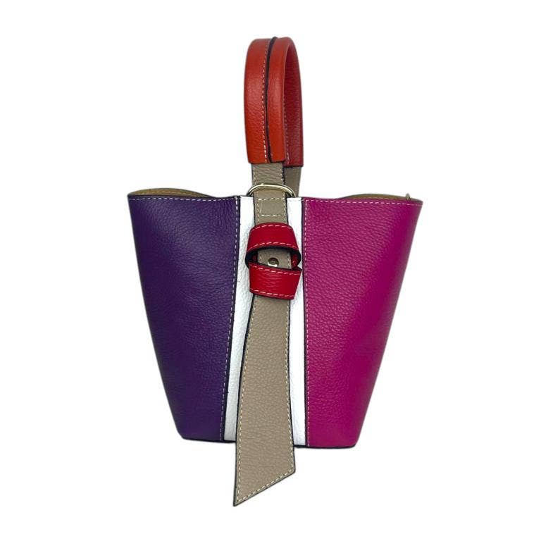 Chenson & Gorett - Wholesale Top Handle Bag - Women's - Multicolor and Exclusive Leather Bag with Women's Inner Bag7