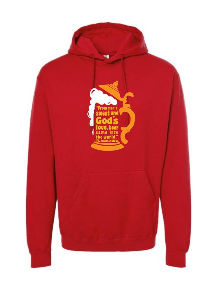 Sock Religious – Engroshandel Hoodie – Unisex – Ølkrus Citat - Hættetrøje4