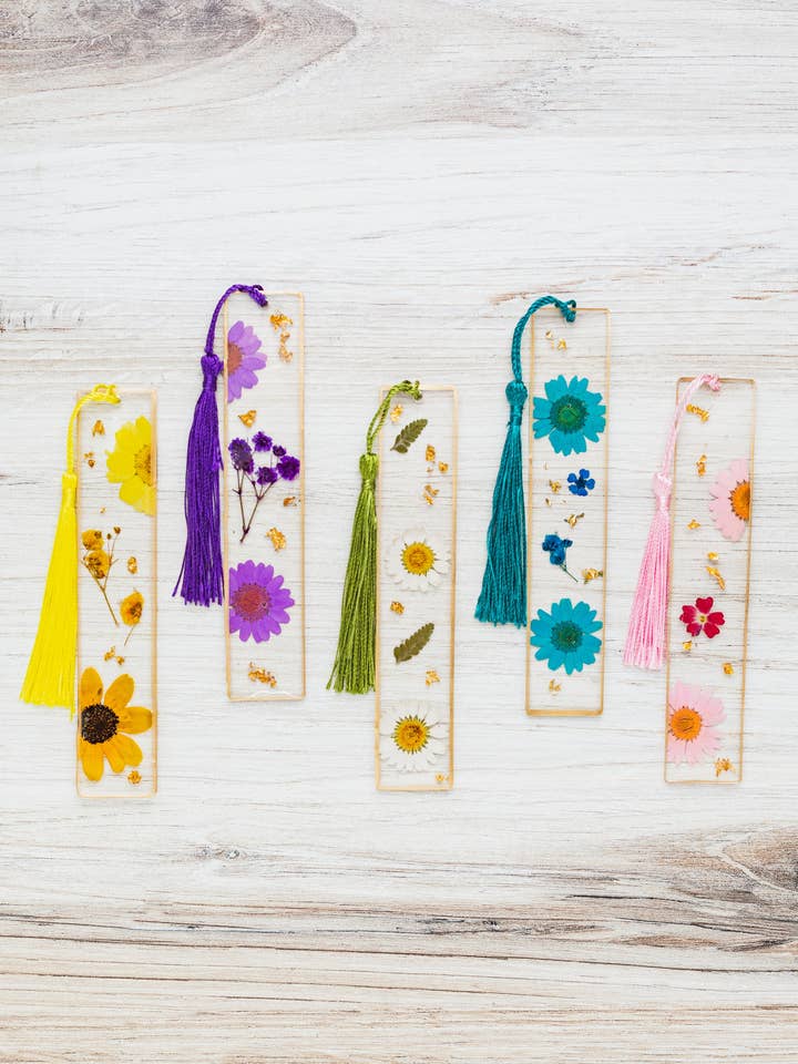 Pressed Flower Bookmark for wholesale by Indigo & Lily Co.