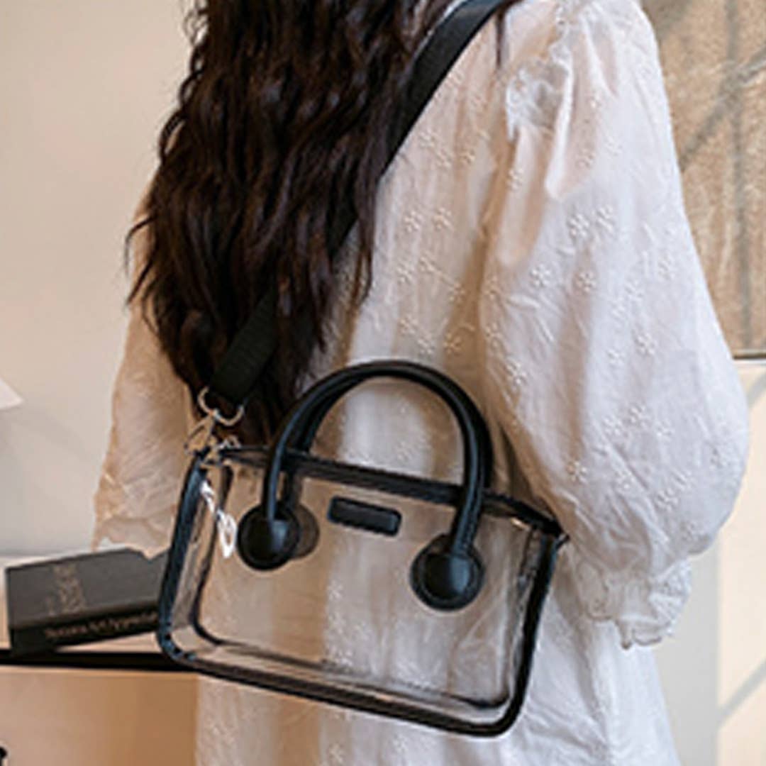 UNISHE – wholesale Crossbody bag – Women's – Fashionable PVC Transparent Crossbody Handbag ZK32115