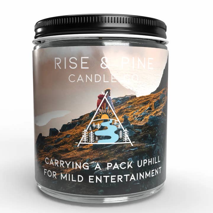 Cypress, Pine, Eucalyptus Soy Wax Candle - 9oz for wholesale by Rise and Pine Candle Co.