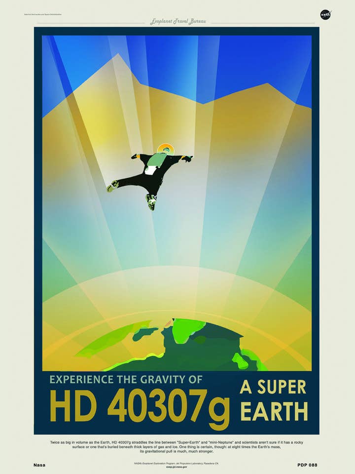 HD40307g Super Earth Nasa Space exploration 30x40cm Art Poster Print for wholesale by On The Wall Art Ltd